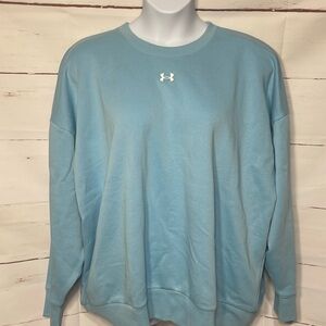 NWT Never worn Under Armour light blue sweat shirt XL